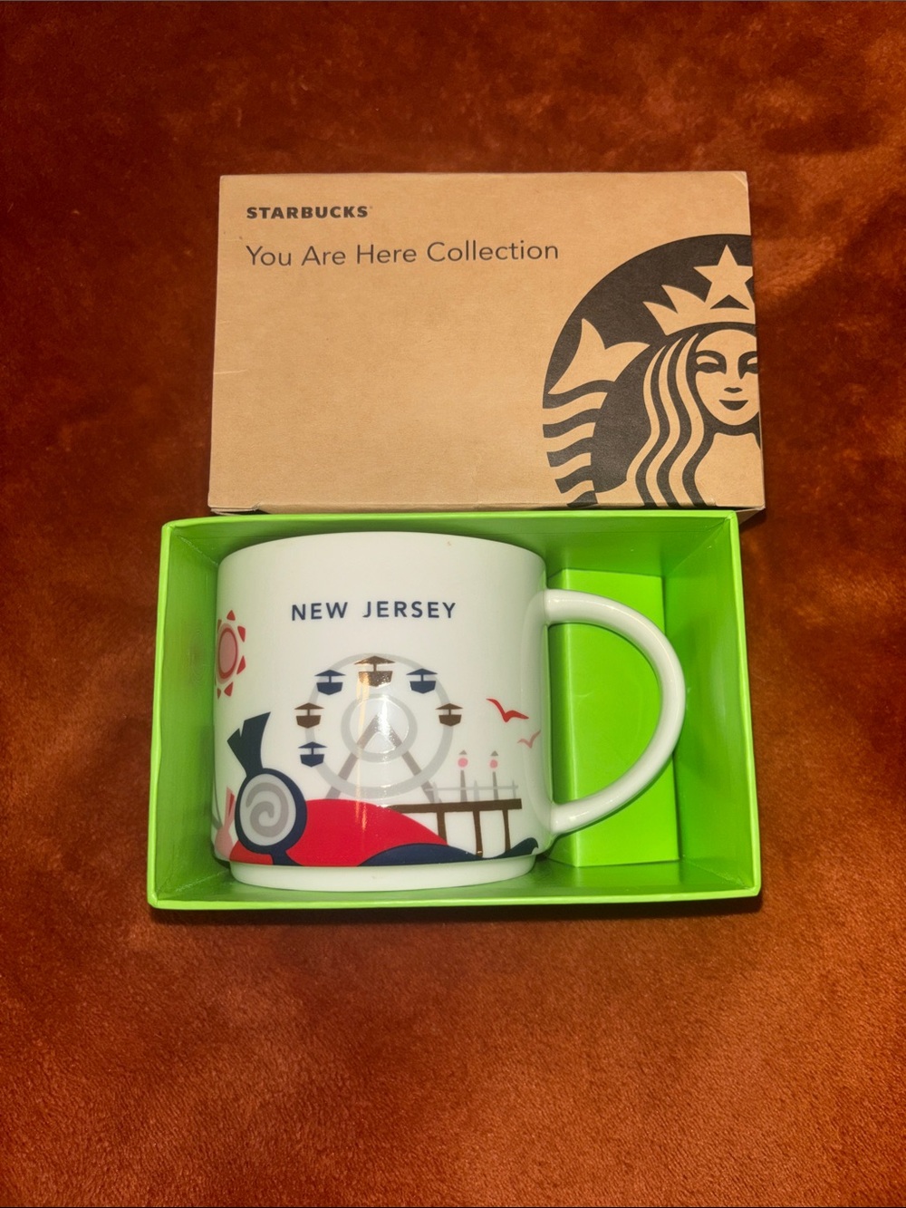 Starbucks New Jersey You Are Here Ceramic Mug